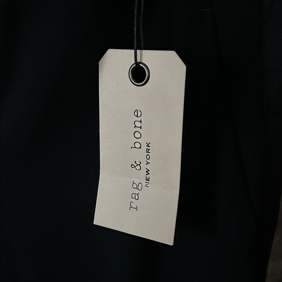 Women’s Rag Bone Black Sz 00 Meki Side Stripe Pants Triacetate/Poly Blend - Picture 2 of 9